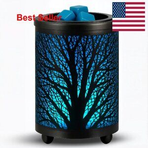 Electric Wax Melt Warmer PTC Heating LED Lights Home Decor Fragrance